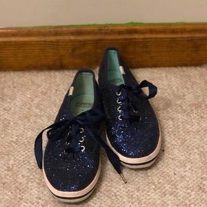 Navy Glitter Kate Spade keds
